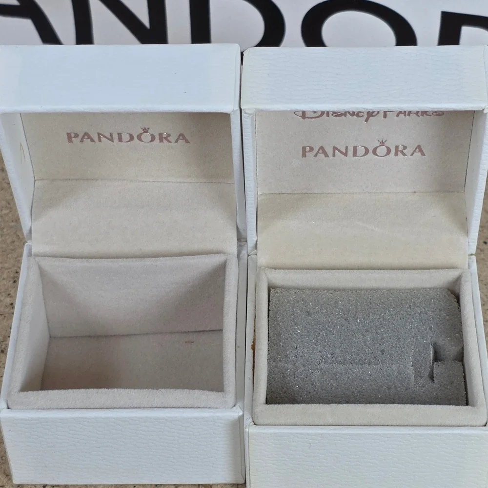 Pandora Disney Parks Authentic Original Jewelry Box with‎ Disney Castle Logo